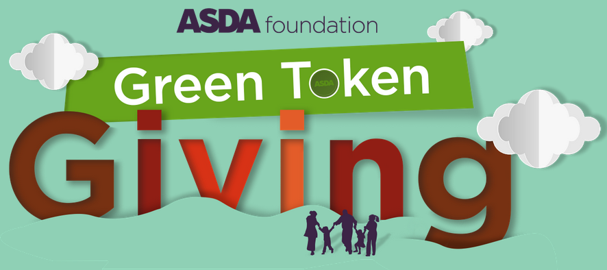 Asda green token banner