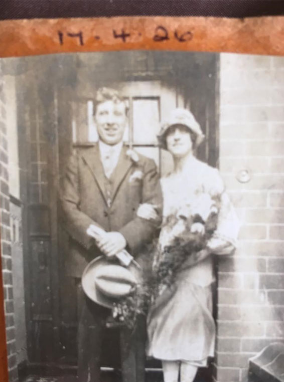 My grandparents Wedding Day in 1926.