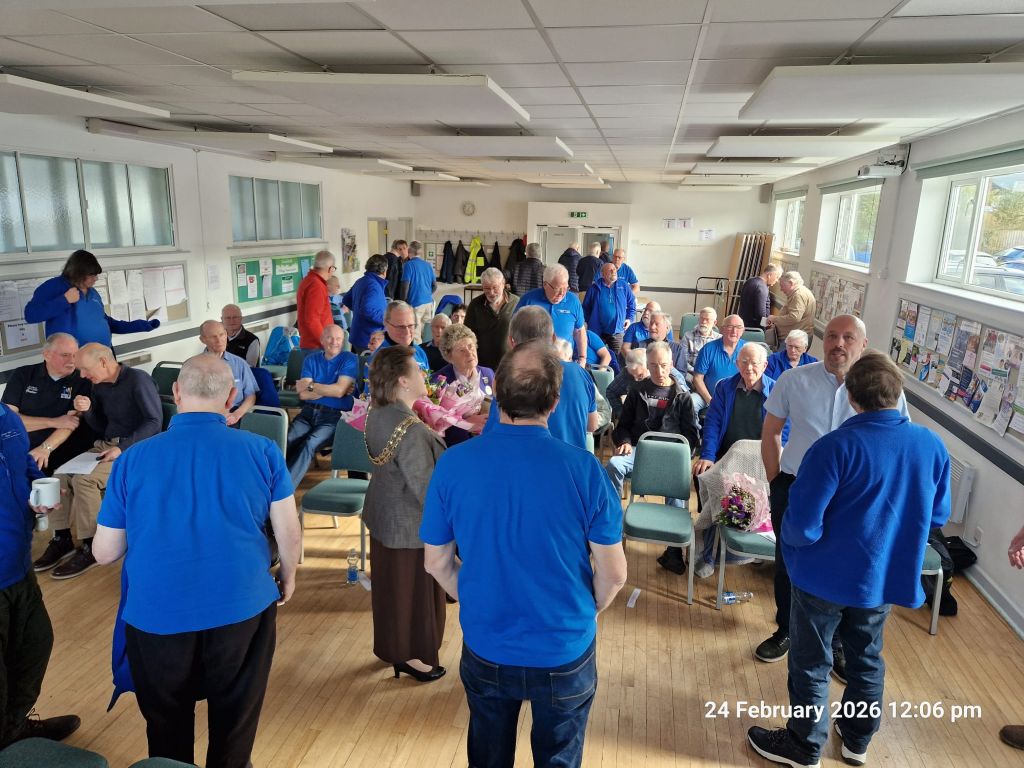 At the end of the meeting.