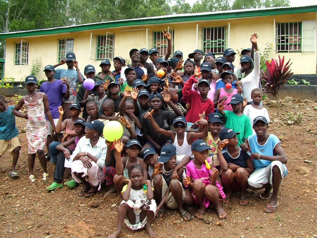 Picture of some tof the children that have been rescued.